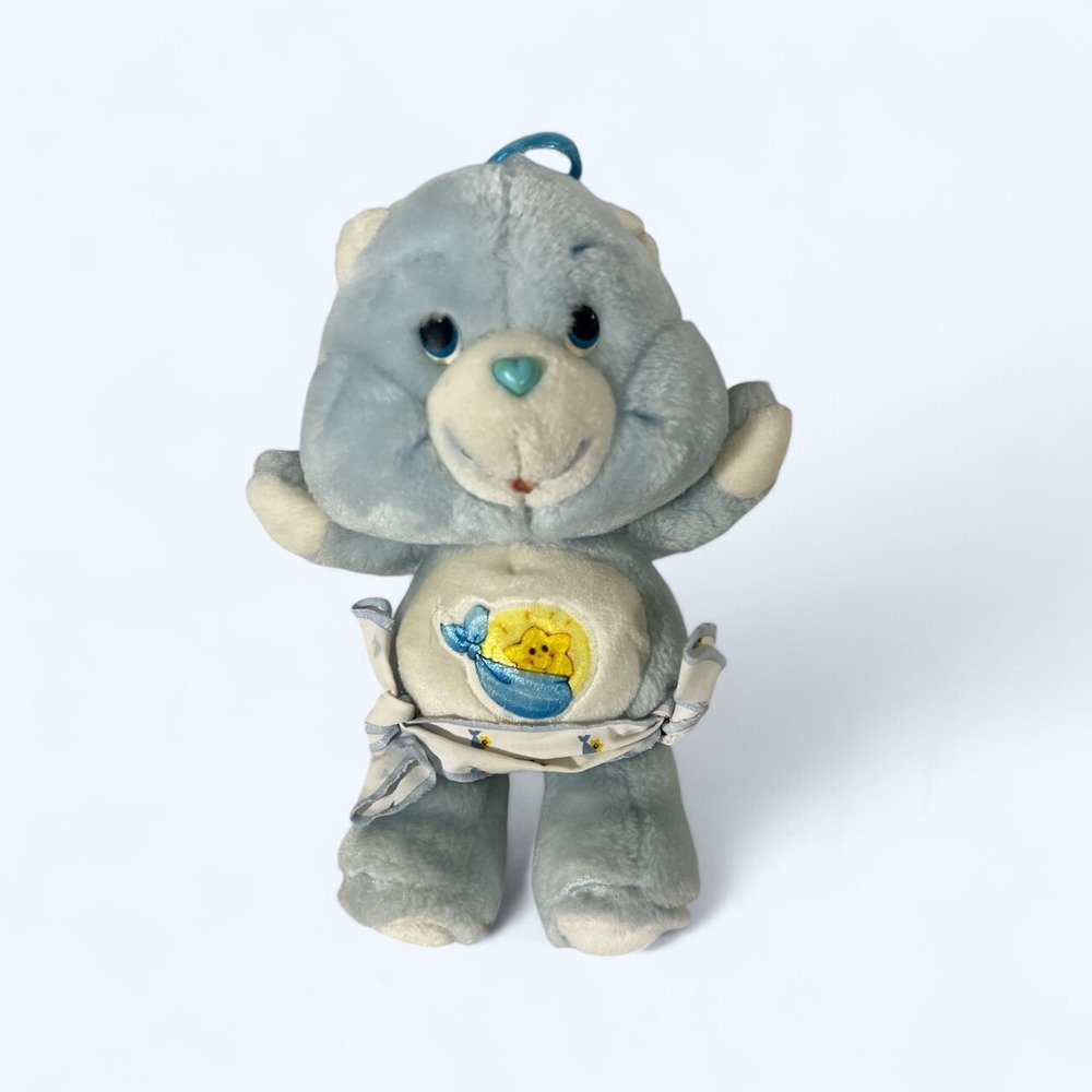 CARE BEARS BABY TUGS Bear Diaper Original Vintage Kenner 1983 Plush Blue